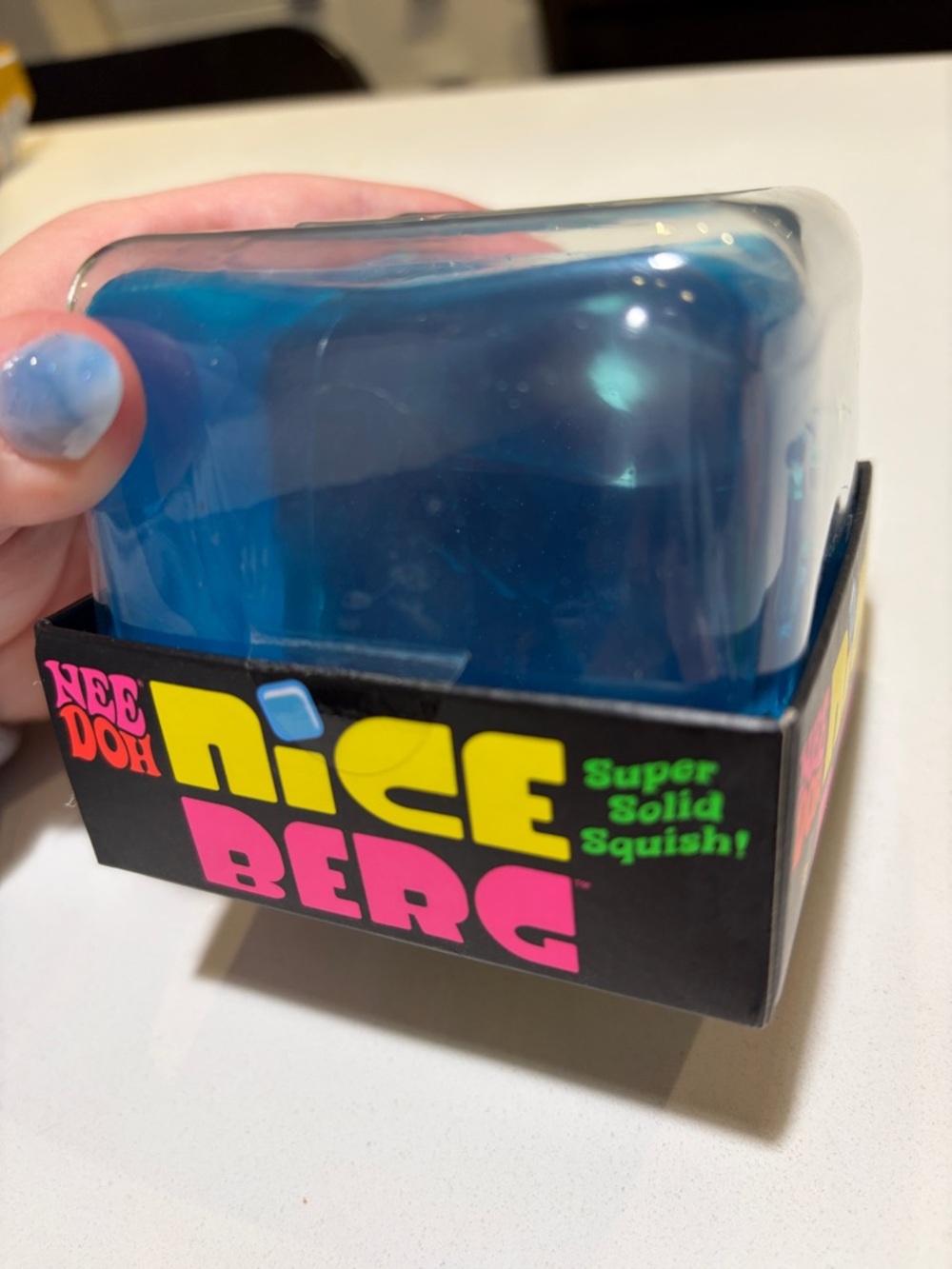 NeeDoh Nice Berg Squishy Toy - Blue - Picture 4 of 5